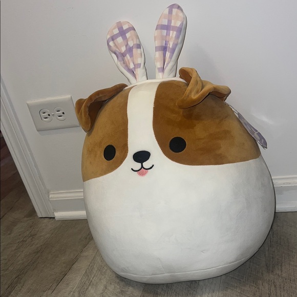 Squishmallows Other - NEW Squishmallows Brenden Dog with Purple Bunny Ears 16”